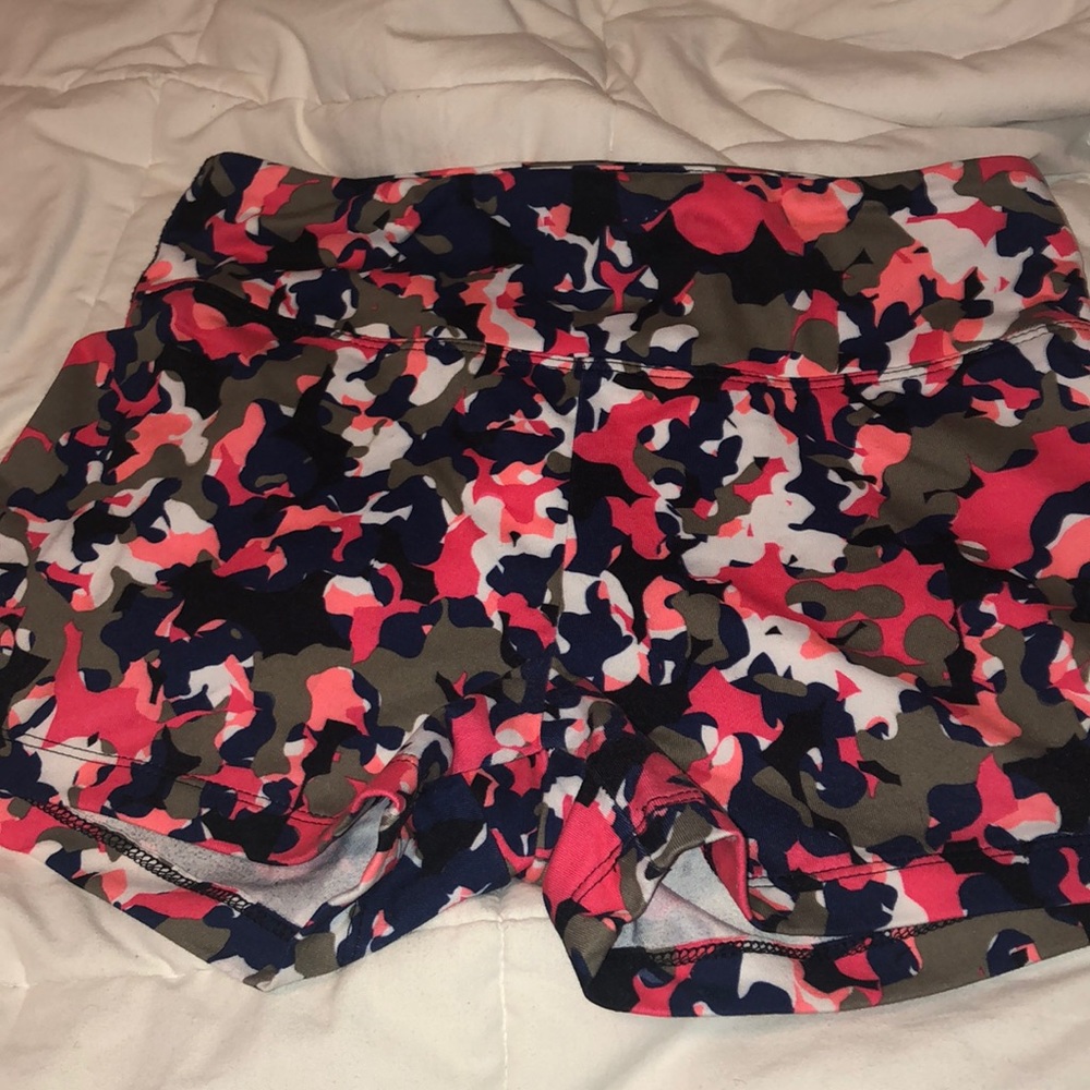 Spandex-y gym shorts